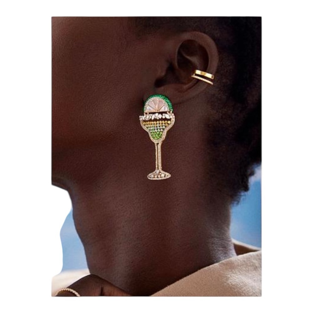 BAUBLEBAR Margarita Pavé Stone Drop Earrings